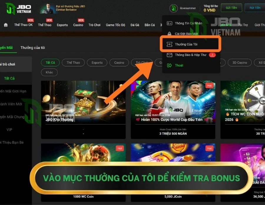 Khuyến Mãi JBO Mới Nhất 2026 – Thưởng Đăng Ký Đến 100%