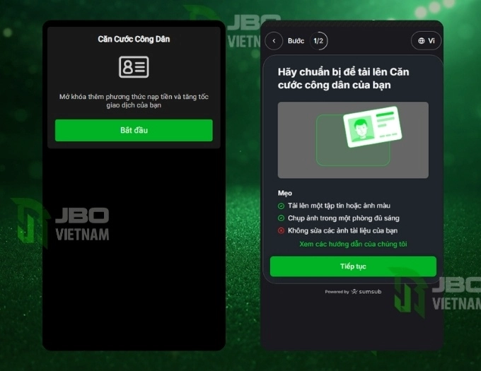 Xác Minh KYC Tại JBO và Chính Sách Chống Rửa Tiền AML